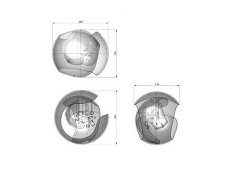 Скульптура Windball для музыки в парках 