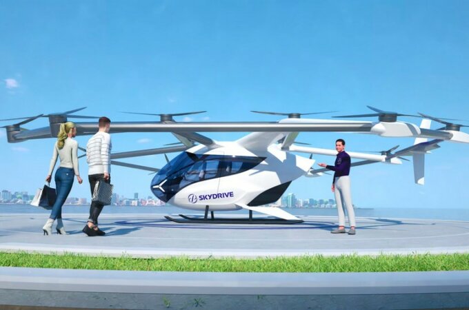 Городское аэротакси SkyDrive eVTOL