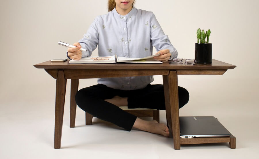 Напольный письменный стол в стиле винтаж