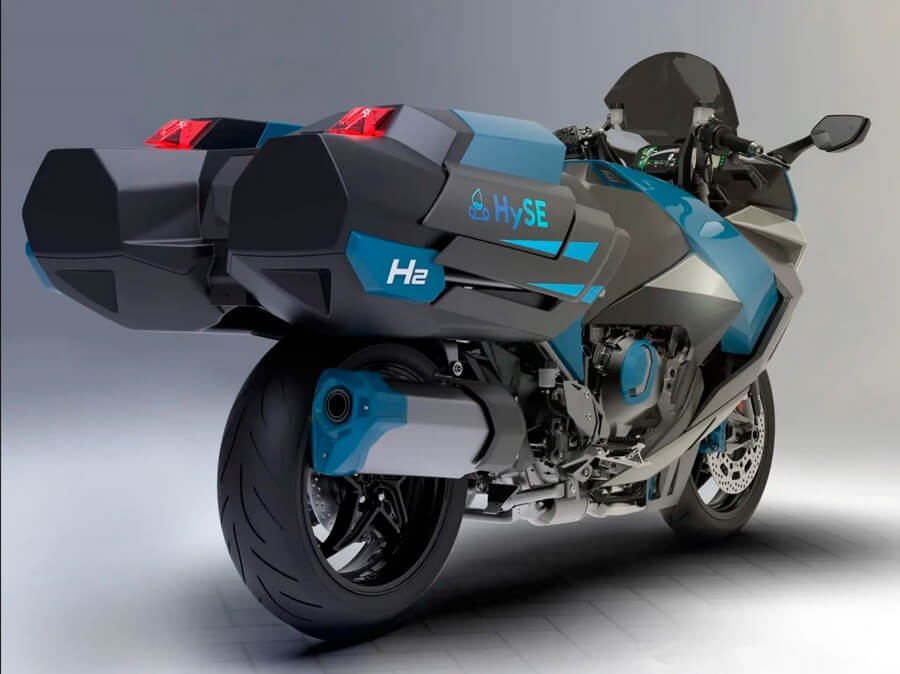 Фото: водородный мотоцикл Ninja H2 SX
